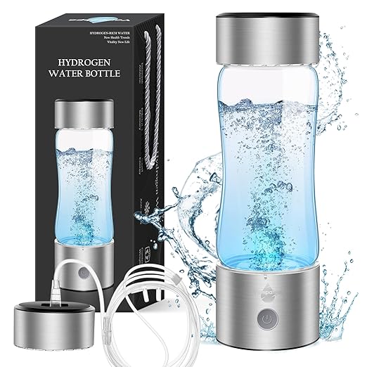2025 Upgraded Hydrogen Water Bottle, 1600-2000 Hydrogen Water Bottle Generator, Hydroh Hydrogen Water Machine Improve Water in 3 Mins for Home, Office, Travel, Daily Drinking-005