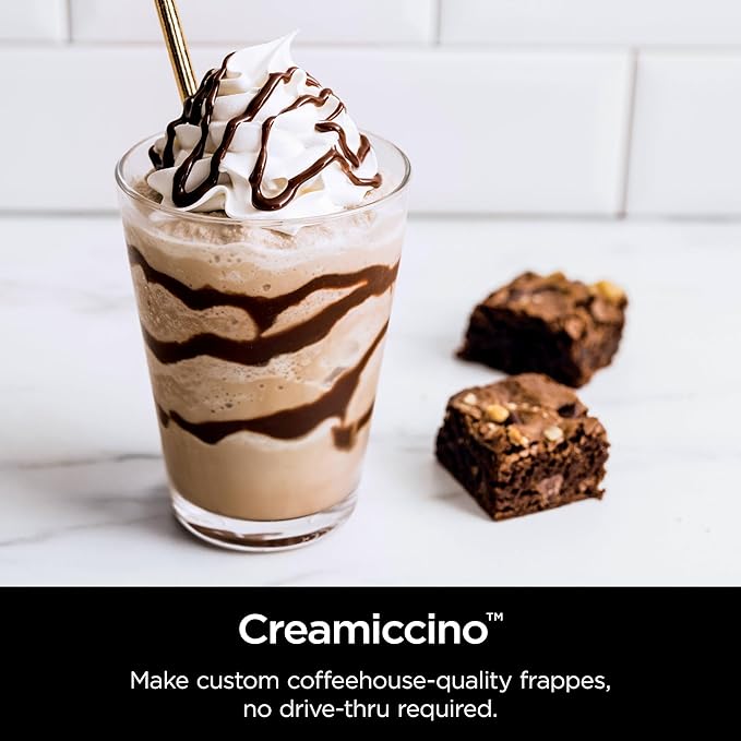 Ninja (Refurbished) NC501 CREAMi Deluxe 11-in-1 Ice Cream & Frozen Treat Maker with 2 XL Family Size Pint Containers, Black (Renewed)