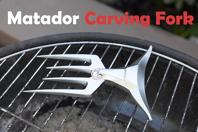 Outset El Matador Meat Fork for Slicing, Carving, and Serving