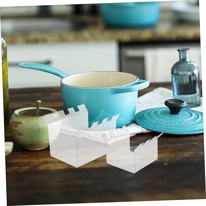 2pcs Acrylic Food Bag Stand Food Prep Rack for Easy Filling Space-saving Design Storage Bag Holder for Kitchen Organization