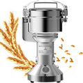 Electric Grain Mill 550g, Flour Grinder Mill Stainless Steel for Home, Counter Grain Grinder for Wheat, Rice, Wheat Berry, Corn, Herbs, Spices