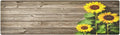 Autumn Yellow Sunflowers on Wooden Board Trivet Table Runner 40 Inches Long Trivet for Hot Pots and Pans/Hot Dishes,Table Protector Heat Up to 230F, Decorative Hot Plates Mat for Kitchen Countertop