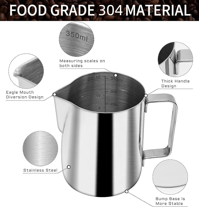 53.3mm Espresso Accessories Kit, 24PCS Coffee Tamper Set， WDT Tool,stainlesss Frothing Pitcher, Stirrer, Tamper Mat, Latte Art Pen Coffee puck screen