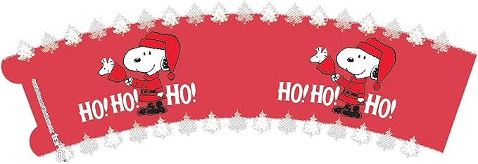 Tervis Peanuts - Ho Ho Ho Christmas Made in USA Double Walled Insulated Tumbler Travel Cup Keeps Drinks Cold & Hot, 16oz Mug, Classic