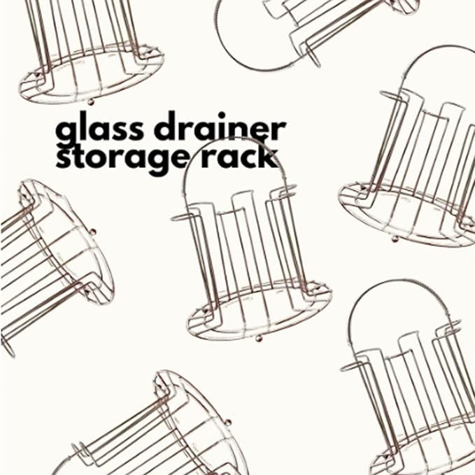 TOPINCN Stainless Steel Cup Bottle Drying Rack, Drinking Glass and Sports Bottle Drainer Rack,Stand Cup Dish Holder and Dryer Rack