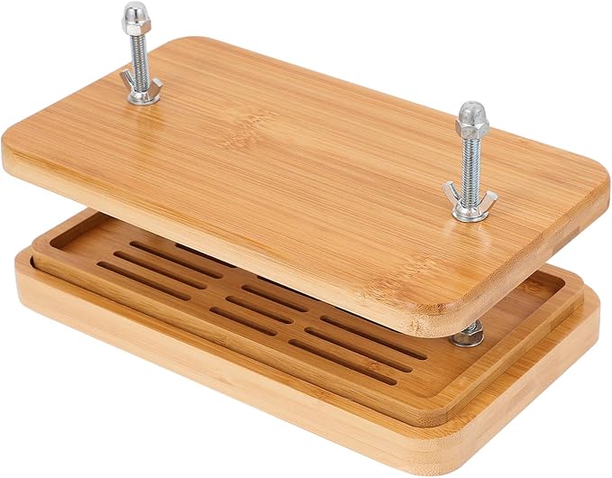 VANZACK Home Tofu Maker Tofu Press Mold with 3-layer Drip Tray 26x15cm for Kitchen Use Bean Curd Press
