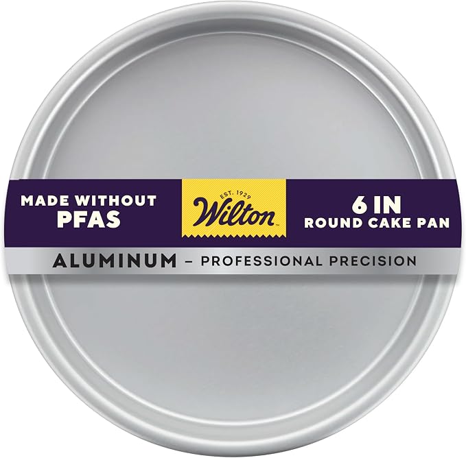 Wilton Performance Pans Aluminum Round Cake Pan, 6 x 2 in.