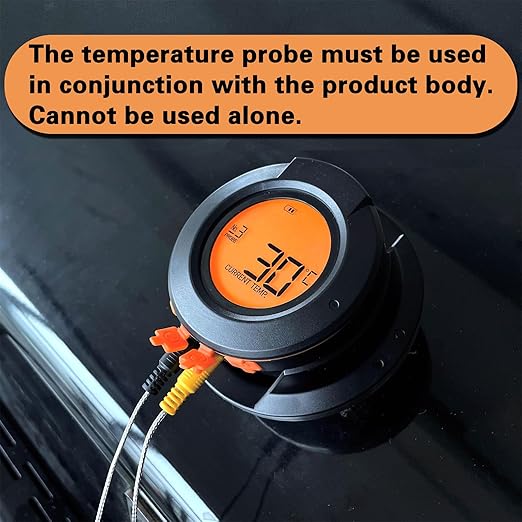 2 Stainless Steel meater Probe for Smart Pro Bluetooth BBQ Meat Thermometer for Grilling-Out Side Wireless Meat Temperature Monitor for Smoker-Waterproof