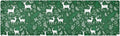 White Christmas Deers Plants Trivet Table Runner Heat Resistant 230F for Hot Dishes Pots Plates Kitchen Dining Table Protector Decorative 39.37 X 11.8 Inch
