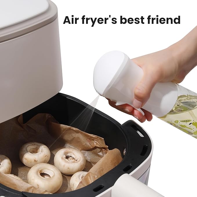 Mistifi Oliver Oil Sprayer for cooking, Spray bottle 6oz, Non-Aerosol Refillable Dispenser Oil Mister PS601