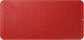 MicoYang Silicone Dish Drying Mat for Multiple Usage,Easy clean,Eco-friendly,Heat-resistant Silicone Mat for Kitchen Counter or Sink,Refrigerator or Drawer Liner Red 5XL 36inches x 18inches