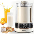 10 in 1 Nut Milk Maker Machine, 40oz/1.2L Soy Milk Maker with Auto Clean/24H Delay/Keep Warm/Boil Water, Almond Milk Maker for Homemade Oat, Juice, Milk Shakes, Plant Based Beverages (Beige)
