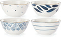 Lenox Blue Bay 4-Piece Dessert Bowl Set, 2.00 LB