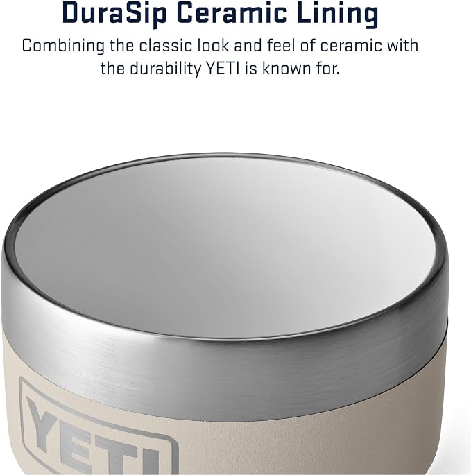 YETI Rambler 4 oz Stackable Cup, Stainless Steel, Vacuum Insulated Espresso/Coffee Cup, 2 Pack