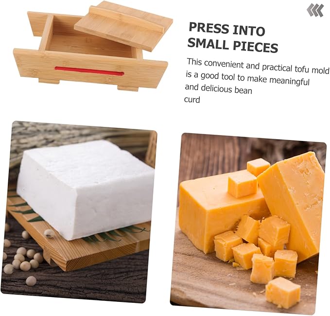 Ciieeo Tofu Press Mould Adjustable Cheese Press Tool with Lid Plastic Tofu Maker for Home Kitchen