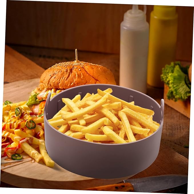 Air Fryer Silicone Liners Reusable Oven Liner for Bottom of Oven Air Fryer Silicone Pot Pad for Prevents Sticking Easy Cleaning