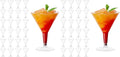MATANA 96 Premium Plastic Martini Cocktail Glasses, 7 Oz - Elegant, Sturdy & Reusable - Manhattan, Margarita, Cosmopolitan, Desserts - Weddings, Birthdays, Christmas, Garden Parties