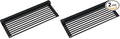 Kraus Multipurpose Workstation Sink Roll-Up Dish Drying Rack, Colander and Trivet in Black, KRM-11BL (Pack of 2)