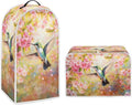 Hummingbird Dust Cover for Coffee Maker Flowers Kitchen Blender Cover Bread Maker Toaster Oven Dustproof Protector Covers