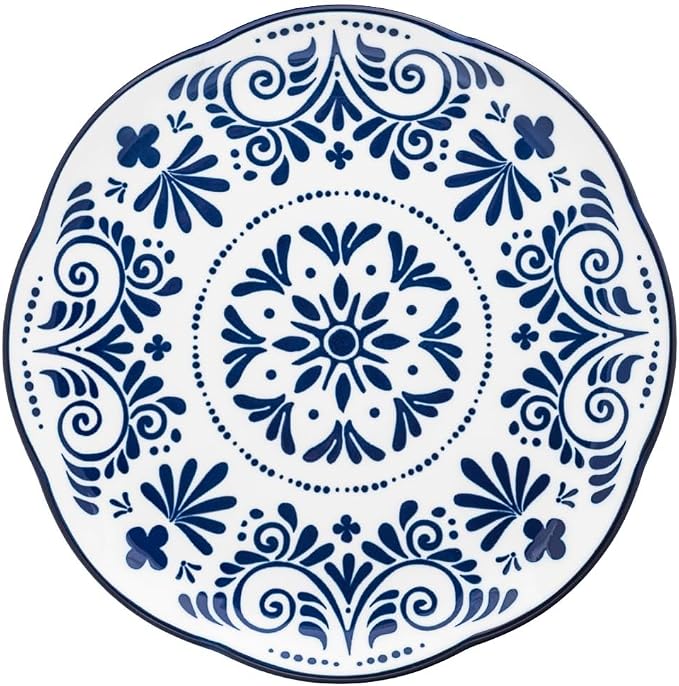 10 Strawberry Street Talavera Dinnerware, Set of 6 (10" Dinner Plate)