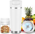 Portable Blender for Mothers Day Gift Smoothies&Shakes 24oz Insulated Cup Cordless, Personal Licuadora Portatil With Stainless Steel, USB-C Rechargeable, BPA Free, Ideal Gift for Men Women