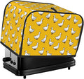 Toaster Cover 2 Slice Yellow Duck Pattern Kitchen Small Appliance Covers with Pockets Dust and Fingerprint Protection