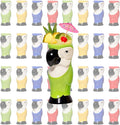 LEMONSODA Ceramic Hawaiian Tiki Glasses (Tiki Parrots, Set of 32)(2315)