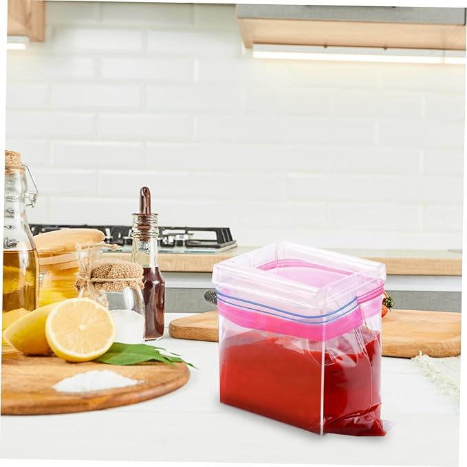 2pcs Food Storage Bag Holder Stand Versatile Freezer Bag Organizer for Kitchen Camping Meal Prep Sturdy Design for Convenient Food Preparation and Storage