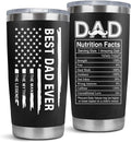 LHSCVUFASC Birthday Gifts for Dad from Daughter, Son - Father's Day Tumbler Gift for Dads - Christmas Gifts for Dads, New Papa Daddy Stepdad Father Gift Ideas - 20 Oz Stainless Steel Tumbler