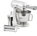 Wiselet Pasta Maker Attachment for KitchenAid Stand Mixer, 3 Pieces Pasta Roller Attachments, Full Body Stainless Steel and Heavy Duty, Homemade Spaghetti, Fettucine and Lasagne…