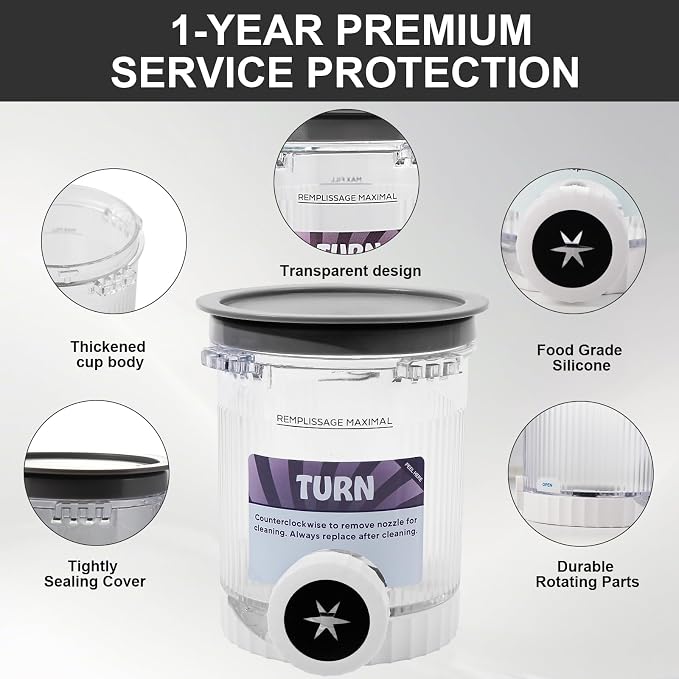 2 Pack Creami Swirl Pints and Lids for Ninja NC700 NC701 Series Accessory,16oz Creami Pint with Ice Cream Makers Compatible for Ninja Swirl Ice Cream & Soft Serve Makers BPA Free & Dishwasher Safe