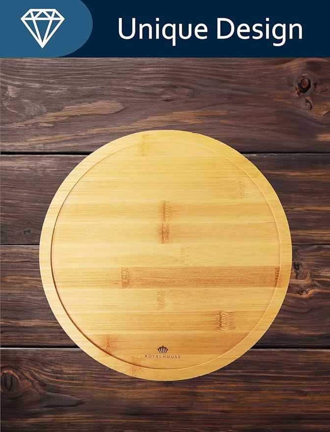 RoyalHouse Personalized Cheese Board, Custom Bamboo Engraved Customized Gifts Bridal Shower Gifts Perfect for Personalized Wedding and Christmas Gifts