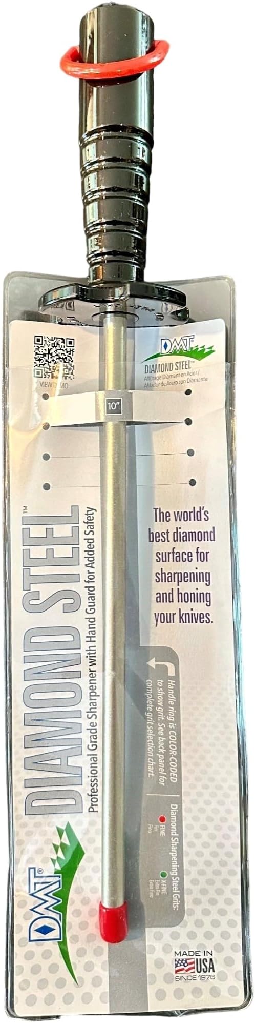 Diamond Machining Technology (DMT) 10-in. Diamond Steel, Fine Grit Sharpener (DS0F)