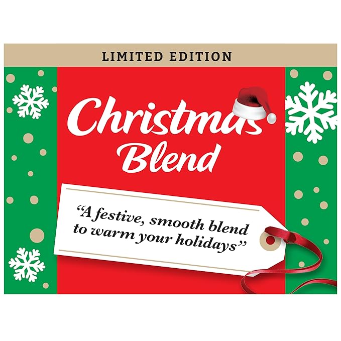 Community Coffee Christmas Blend, 10 Count Coffee Pods, Medium Roast, Compatible with Keurig 2.0 K-Cup Brewers, 10 Count (Pack of 2)