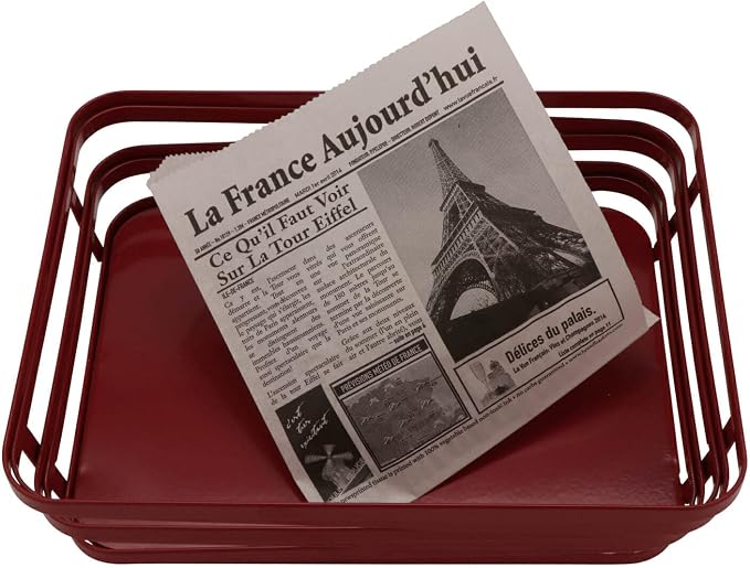 G.E.T. 4-T1050 White Newspaper Theme Cone Basket Liner / Deli Wrap Paper Paper Food-Safe Tissue Liners Collection, 5.5" x 5.5" (Pack of 2000)