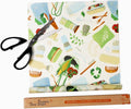 Reusable Beeswax Food Wraps, 12 x 40 Inch Organic Cotton Beeswax Wraps, Plastic-Free Eco Friendly Food Storage Sheets for Kitchen, Bread, Cheese, Fruits and Sandwiches