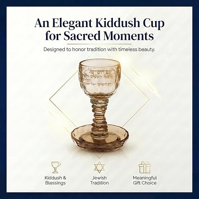 Kiddush Cup and Tray (Set 9)