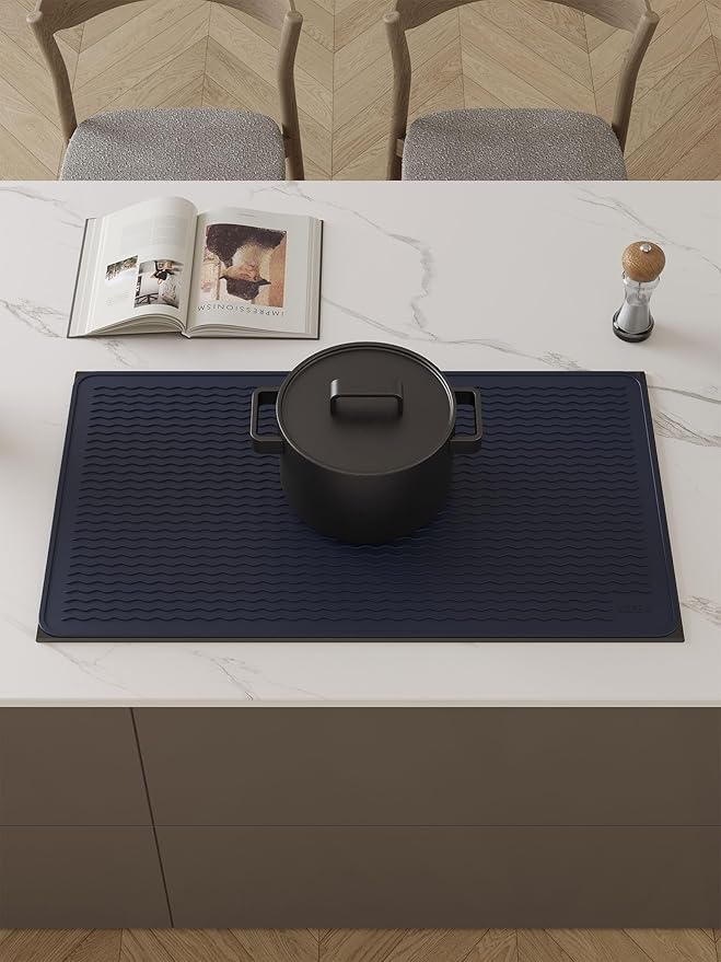 XiFEO Stove Top Covers for Electric Stove, Food Grade Heavy Duty Silicone Glass Stove Top Cover Protector, Induction Cooktop Protector, Heat Resistant Range Ceramic Stove Top Covers Mat, Oven Cover