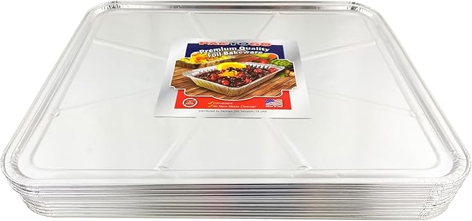 Pactogo Disposable Aluminum Foil Oven Liner 18.5" x 15.5" (Set of 20)