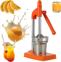Cast Iron Juicer, Cast Iron Juicer Hand Press, Heavy Duty Hand Press Juice Extractor for Fresh Lemonade Orange Juice, Easy to Use, Home and Kitchen Essentials