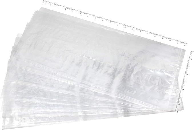 [Pack Of 700] Clear Bread Bags For Homemade Bead With Gusset 8" X 4" X 20" Inches – For Home or Commercial Food Storage