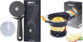 Deiss Lux Heavy Duty Pizza Cutter With Wheel Slicer and Deiss LUX 4.25 Inch Apple Slicer
