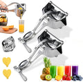 Hand Juicer Squeezer- Hydrogen Alloy Juicer, Efficient Manual Fruit Press Juicer with Ergonomic Grip, Aluminum Alloy Citrus Press for Orange Pomegranates Apple Lemon Lime, Easy to Clean (2PCS)