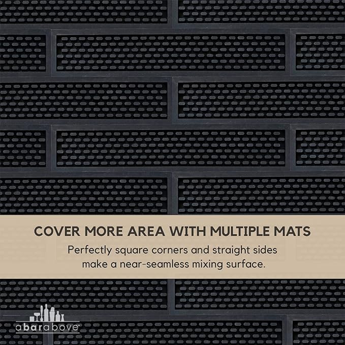 Premium A Bar Above Heavy Duty Bar Mat, Food Safe Silicone Mat, Mats for Bartending and Coffee, Commercial Strength Bartender Accessories, Dish Drying Mats for Kitchen Counter, Barista Accessories