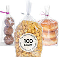 Restaurantware Flat Bottom Heat Seal Sandwich Bags Heat Sealable Food Bags - Gusset Bag with Paper Insert - Clear - 5 x 3 x 12 Inch - 100ct Box - Bag Tek