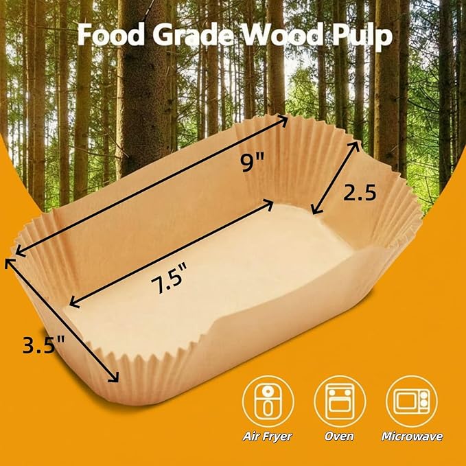 Loaf Pan Liners, 150Pcs Non-Stick Loaf Pans for Baking Bread 9x5, 2lb Disposable Parchment Bread Liners for Sourdough, Pound Cake, Banana Bread and More (Bottom Sizes: 8"× 4")
