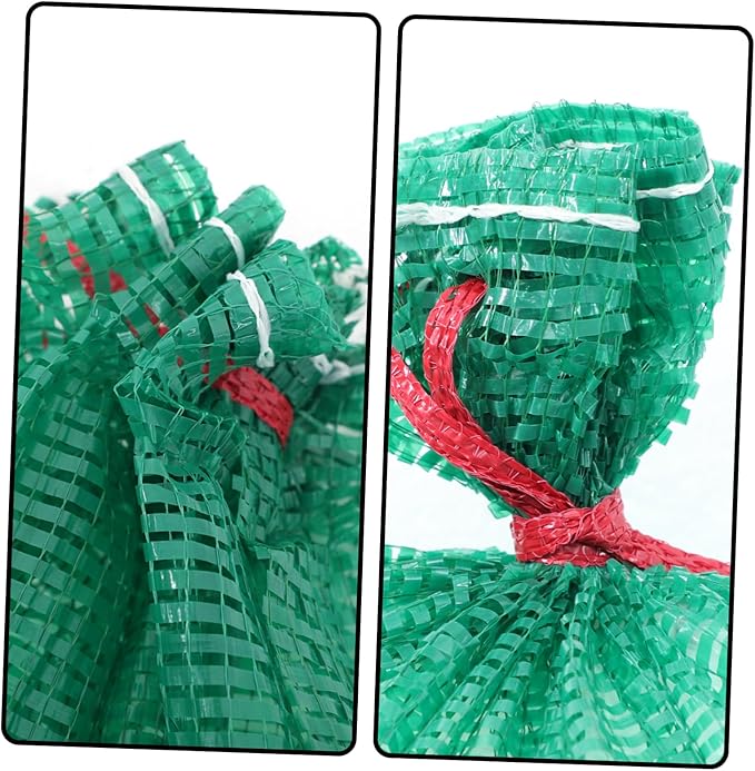 Ciieeo 50pcs Multifunctional Mesh Produce Bags Reusable Storage Bags Breathable Drawstring for Vegetables Fruits