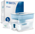BRITA Flow XXL Water Filter Tank (8.2L) incl. 1x MAXTRA PRO All-in-1 Cartridge - Fridge-Fitting Dispenser for Families and Offices - Now in Sustainable Smart Box (Branding Slightly Different)