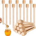 10Pcs 6 Inch Honey Dipper Sticks - Wooden Honey Dipper, 6 Inch Mini Honeycomb Stick, Honey Stirrer Stick for Honey Jar Dispense Drizzle Honey and Wedding Party Present