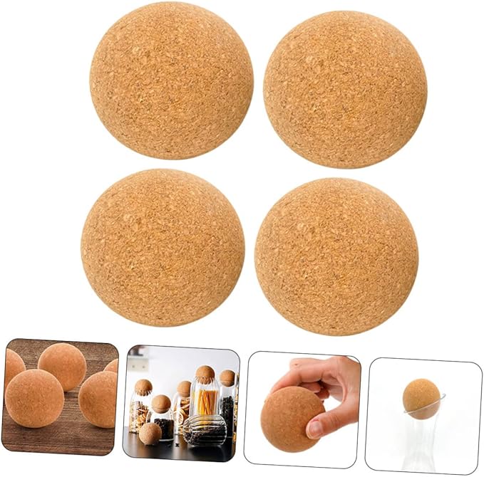 COLLBATH 8pcs Compact Wine Stoppers Cork Jug Stoppers for Daily Use Seal to Preserve Wine Quality Fine Craftsmanship